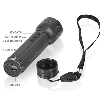  Mini Taschenlampe  Camcorder avec Micro ...